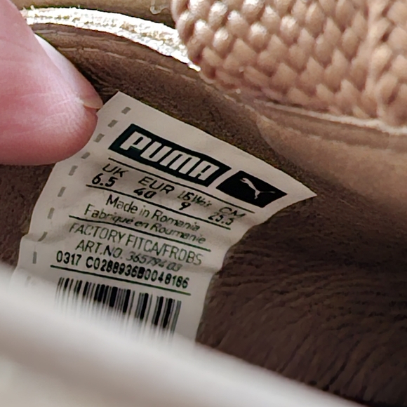 Fenty X Puma Chic Beige Espadrilles with Bow Accent - Picture 6 of 7